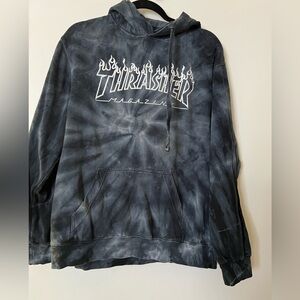 Thrasher Blue Gray Tie-Dye Women’s or Men's Sweater Size M Unisex